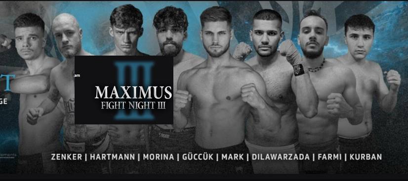 Acht Wettkämpfer der Maximus Fight Night