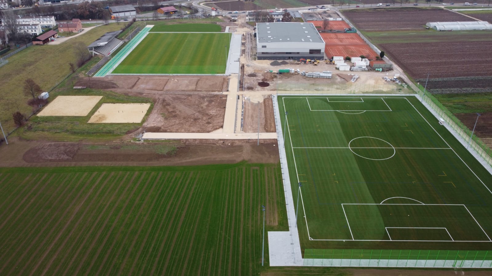 Blick auf den Sportpark