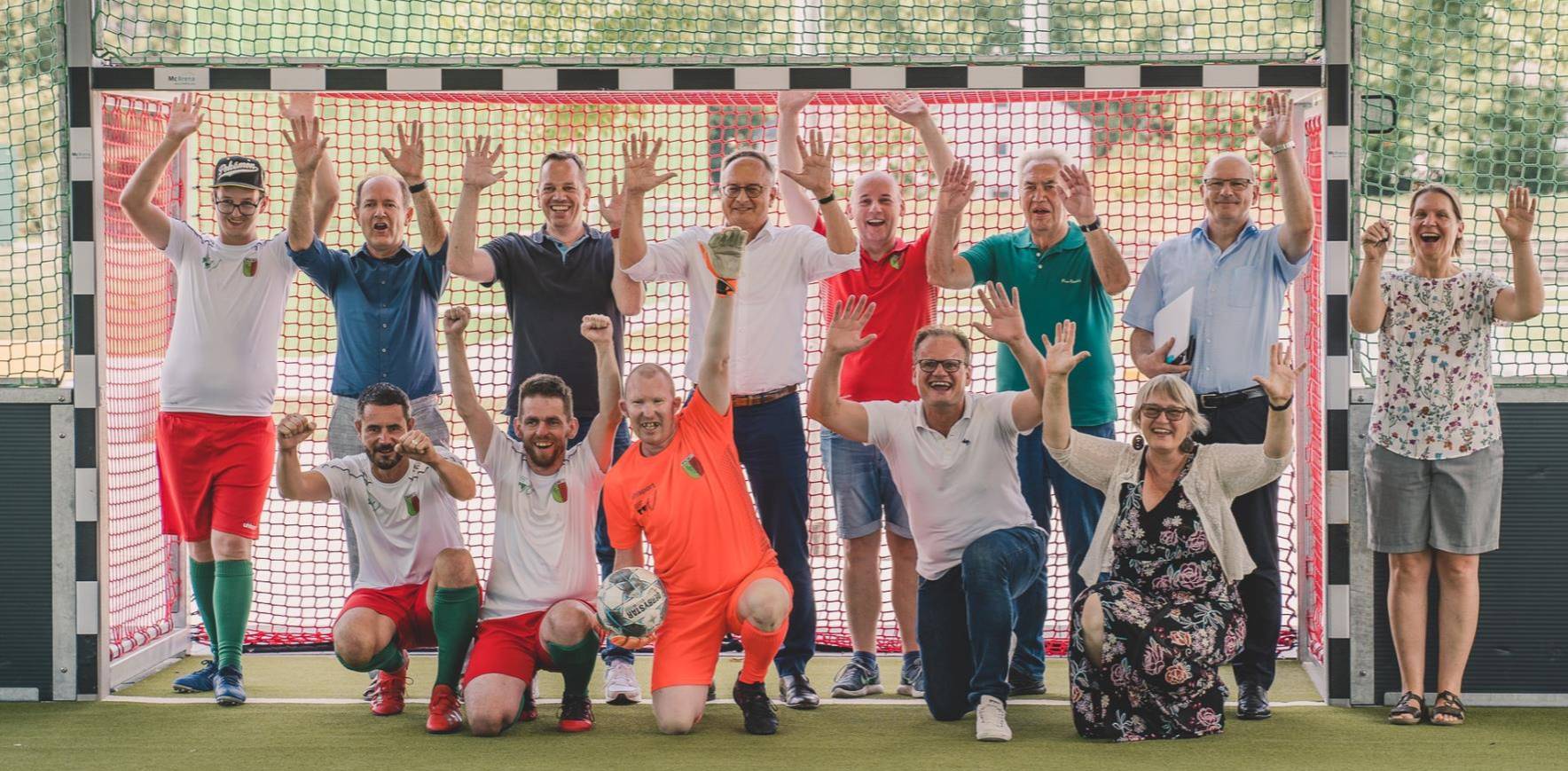 AndreasStoch im Sportpark Gruppenbild