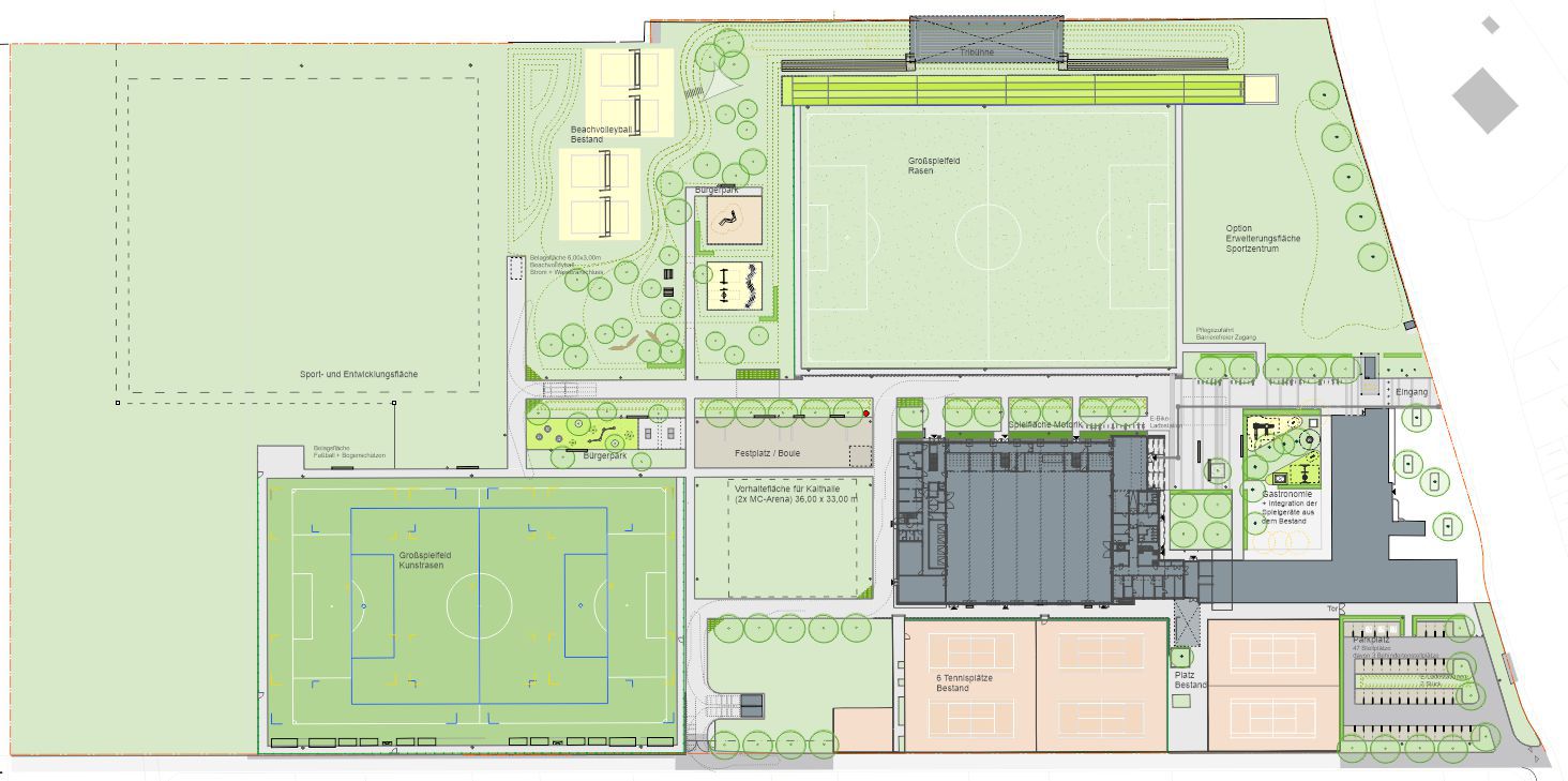Plan ES Sportpark Weil