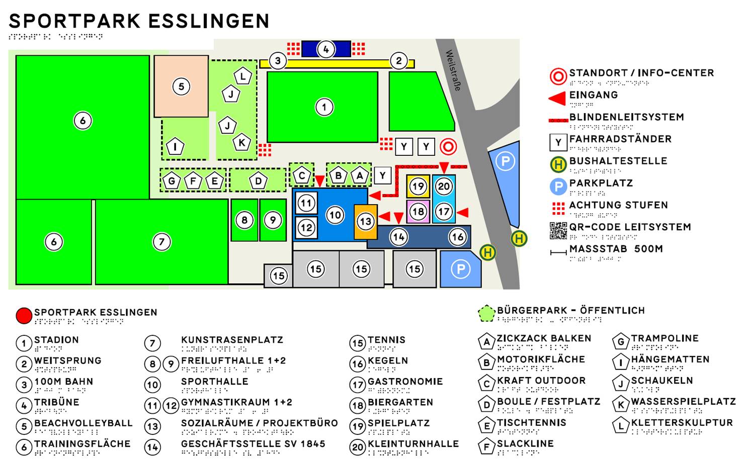 Sportpark Übersicht