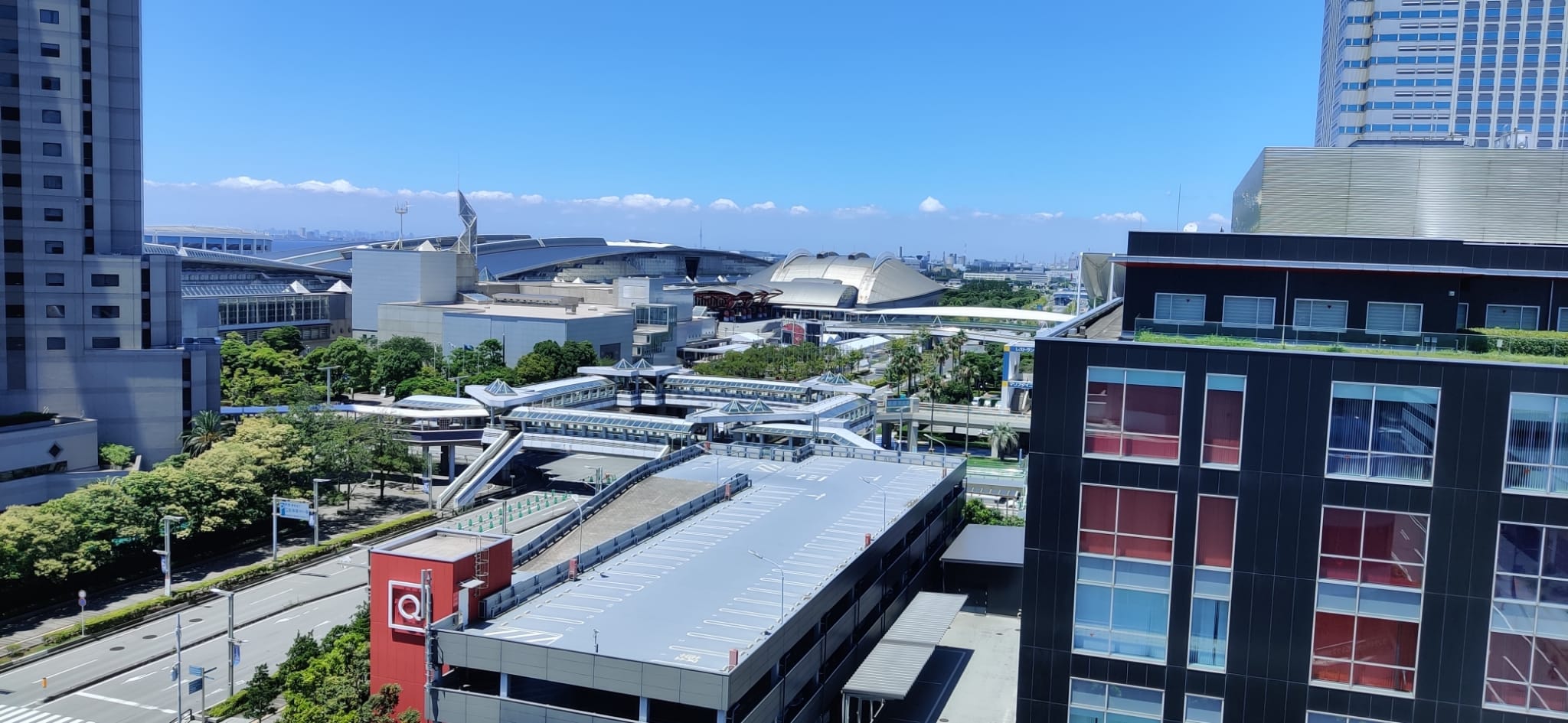 Tokyo2020-Blick auf Makuhari Messe