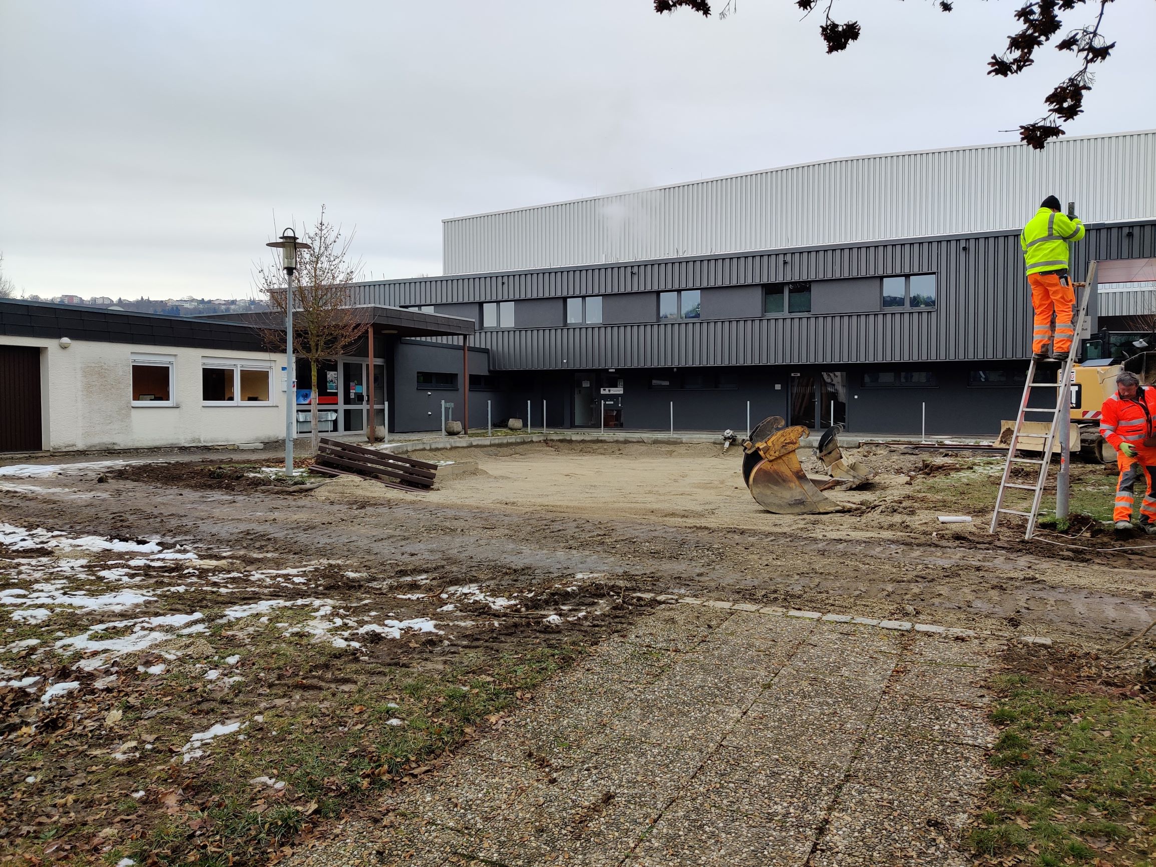 Blick auf den ehemaligen Kinderspielplatz